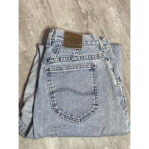 Vintage 70s Lee Riveted Jeans Womens Size12 Blue Denim Made In USA‎ C0055